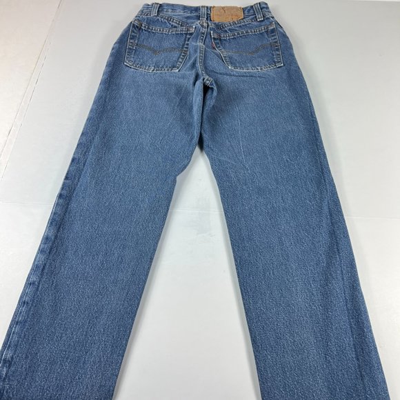 VTG 80s Levi's Jeans Women's Juniors 9 501 XX High Rise Straight Blue Denim USA - Picture 7 of 16